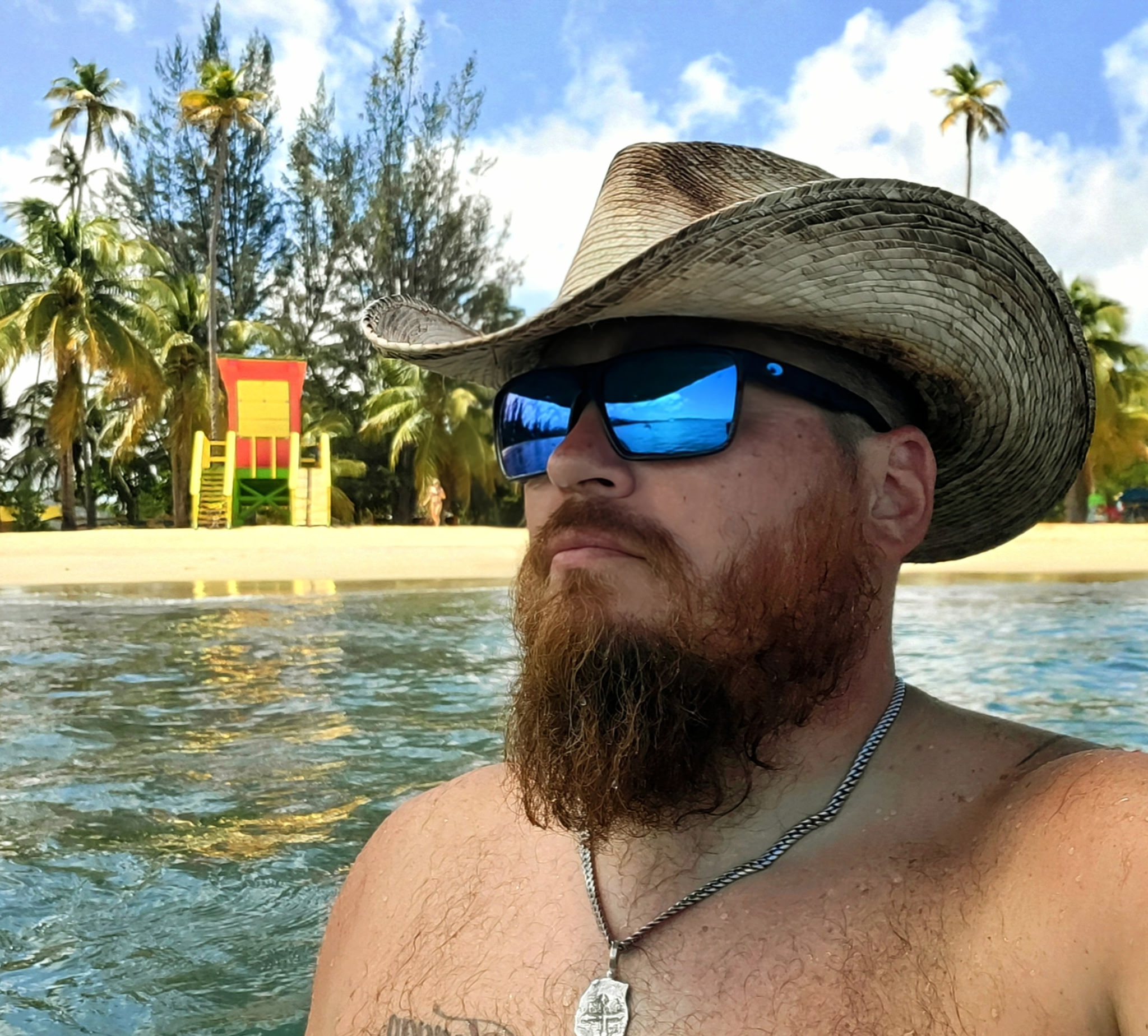 Island Joe in the Caribbean, representing adventure and discovery